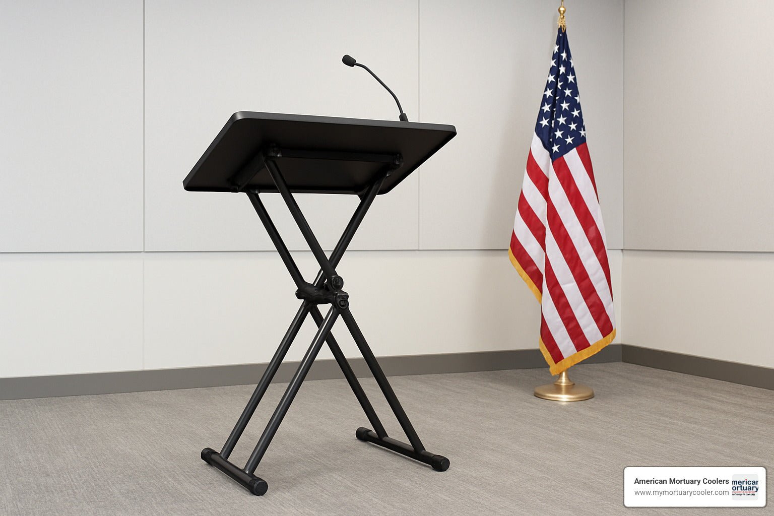 Lecterns That Fold Flat and Stand Tall - American Mortuary Coolers & Equipments Lecterns That Fold Flat and Stand Tall - American Mortuary Coolers & Equipments
